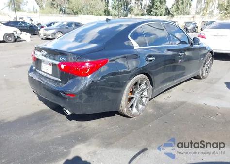 2015 Infiniti Q50 Premium from USA, damaged, VIN JN1BV7APXFM342798